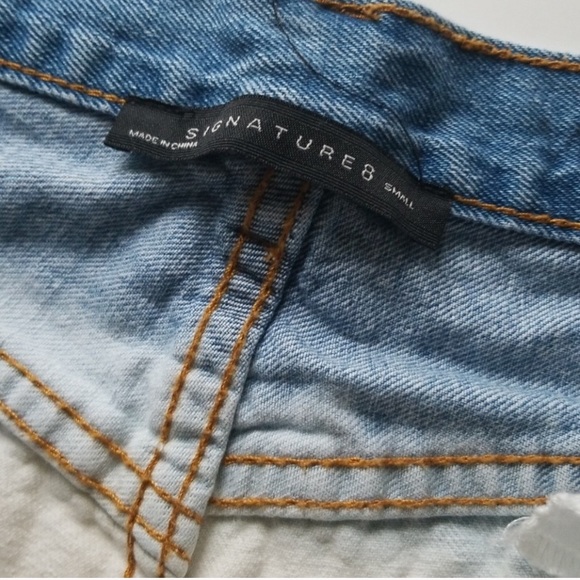 Signature8 stud Ombre Control Denim bootie shorts - Picture 8 of 8